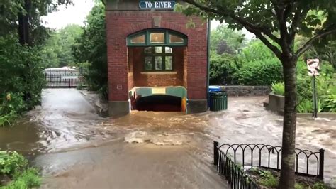 Torrential Rain Floods NY Train Station - Videos from The Weather Channel