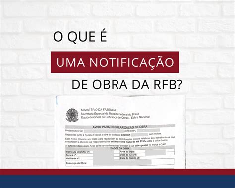 Recebeu Um Aviso Para Regulariza O De Obra Da Receita Federal