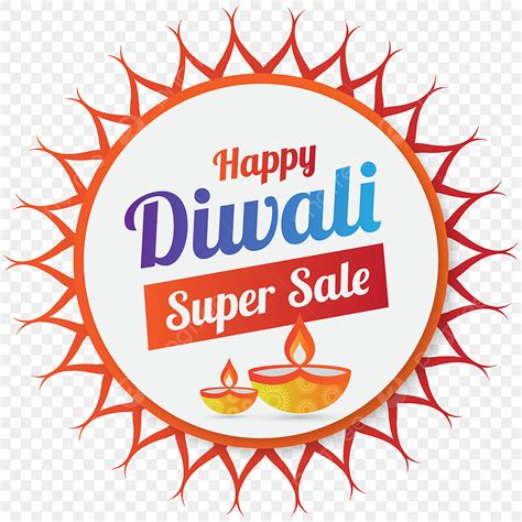 Diwali Creative Vector Art PNG, Creative Happy Diwali Super Sale Vector ...