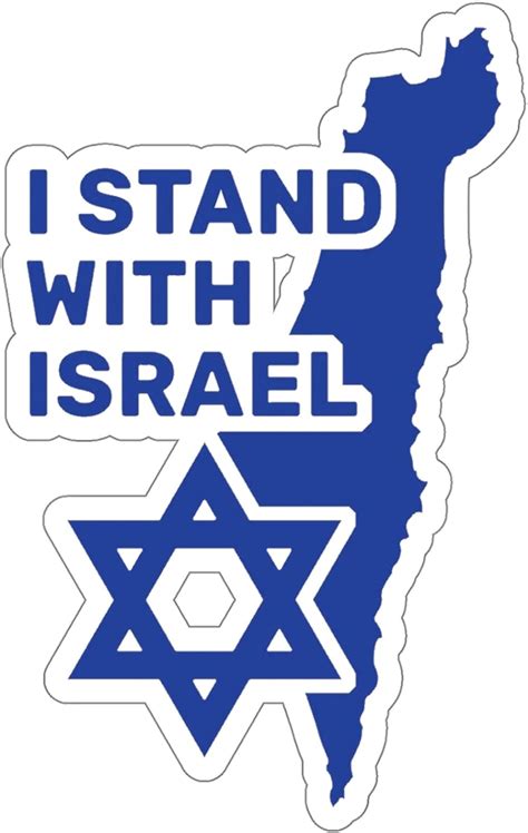 Amazon I Stand With Israel Sticker Support Israel Sticker