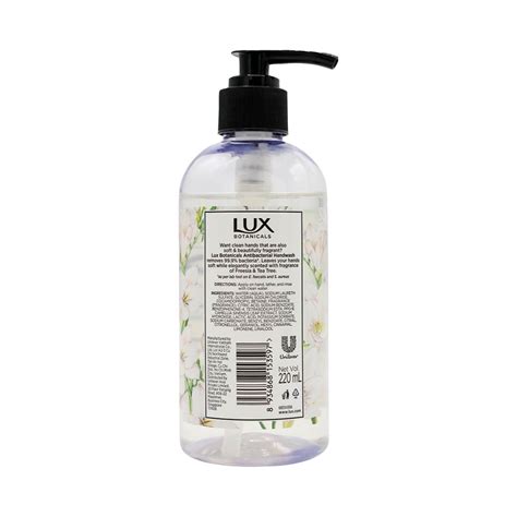 Lux Botanicals Hand Wash Freesia Tea Tree 220ml The Reject Shop