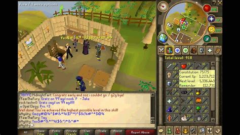 [runescape] 50 Days Of Botting 99 Thieving 99 Agility Youtube