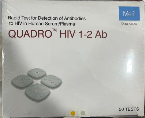 Meril Hiv Rapid Test Card At Rs Hiv Test Kit In New Delhi Id