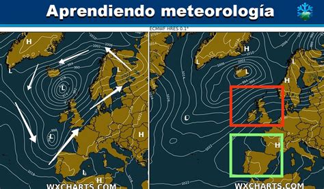 Cómo interpretar un mapa de presión atmosférica en superficie