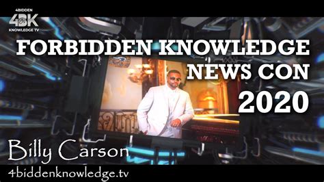 Forbidden Knowledge News Con 2020 - Billy Carson - 4biddenknowledge.tv