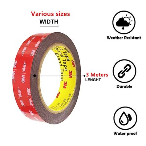 Ruban Adhesif Electricite Width Mm Ruban Adh Sif Acrylique Double