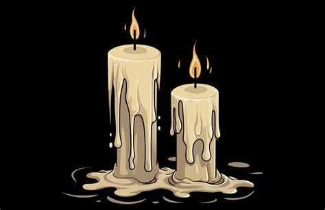 Halloween Candles Vector Illustration Graphic by Gfx_Expert_Team ...