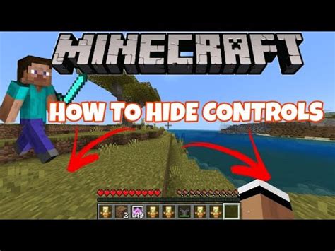 HOW TO HIDE CONTROLS MINECRAFT BEDROCK EDITION Minecraft YouTube