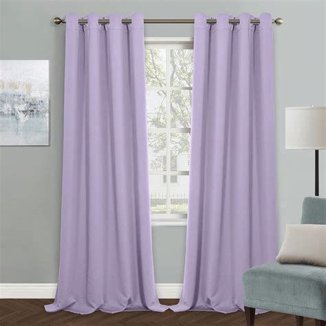 Amazon Mysky Home Lilac Blackout Curtains For Living Room Inch