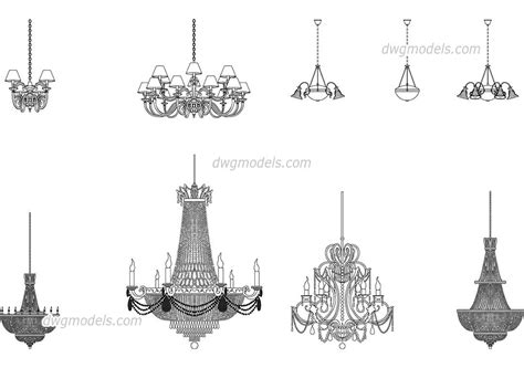 Chandeliers Cad Blocks Free Dwg File Cad Blocks Chandelier Autocad