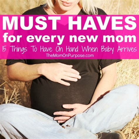 Must Haves For Every New Mom The Simply Organized Home