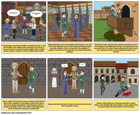 Romeo And Juliet Storyboard Storyboard By 4dc12197