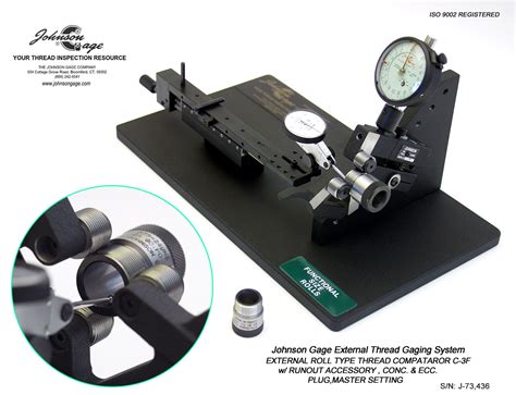 External Thread FIM/TIR Runout - Johnson Gage