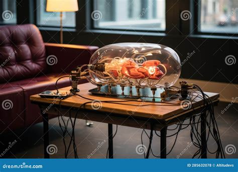 Brain-computer Interface Device on a Table Stock Photo - Image of ...