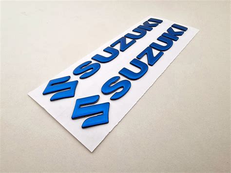 Suzuki 3D Badge Logo Autocollants Graphiques Décalcomanies Réservoir