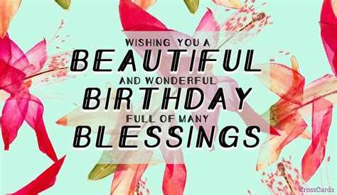 Crosscards Animated Birthday Cards Free Beautiful Birthday Blessings Ecard Email Free – BirthdayBuzz