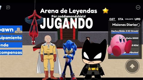 Jugando Arena De Batallas En Roblox Youtube