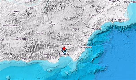 Las provincias de Almería y Málaga registran dos terremotos el mayor