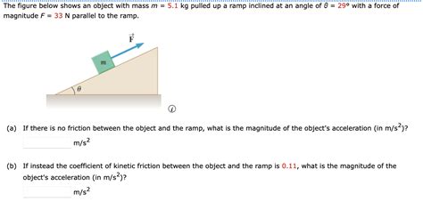 Solved The Figure Below Shows An Object With Mass M Kg Chegg