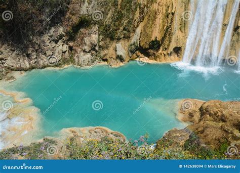 El Chiflon Waterfall Chiapas Mexico Stock Photo Image Of Amazing