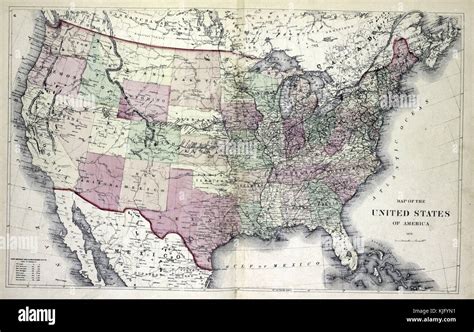 Map Of Usa 1800s - Crissy Christine