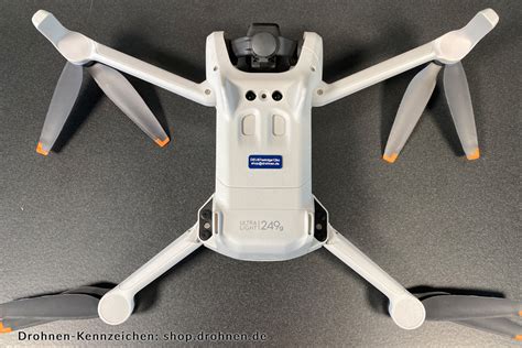 Dji Mini Und Dji Mini Pro Drohnen Plakette Kennzeichen