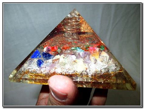 Gemstone Orgone Pyramid 2 Pyramids, Gemstones, Gems, Jewels, Minerals