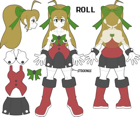 Mega Man Redux's Roll Light Design by JusteDesserts on DeviantArt