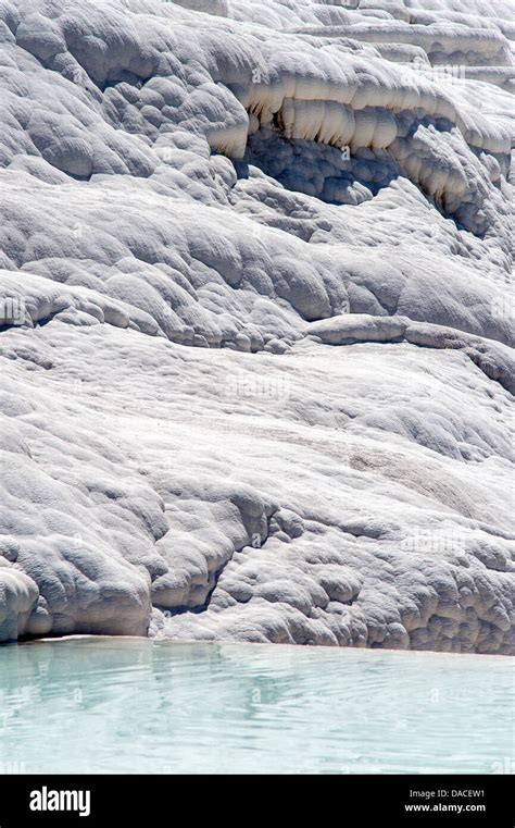 pamukkale cotton castle stock photo alamy