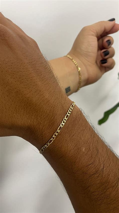 Pulsera Diamantada Mm Cms Oro Laminado K