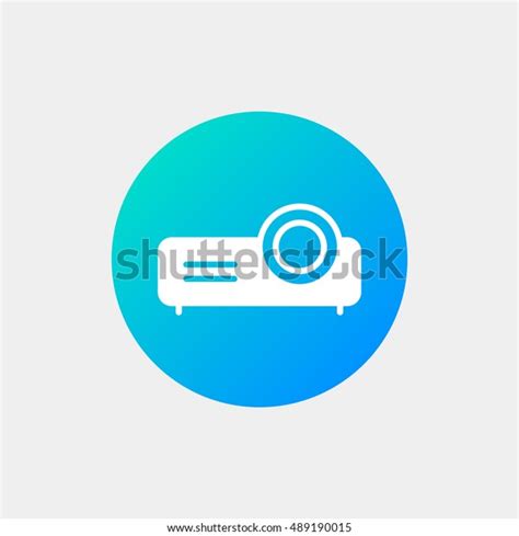 Projector Icon Vector Clip Art Useful Stock Vector (Royalty Free) 489190015 | Shutterstock