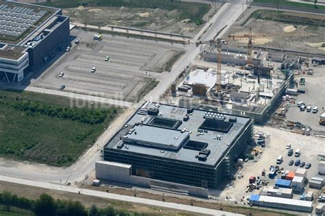 Augsburg Von Oben Baustelle Zum Neubau Eines Forschungs Geb Ude Und