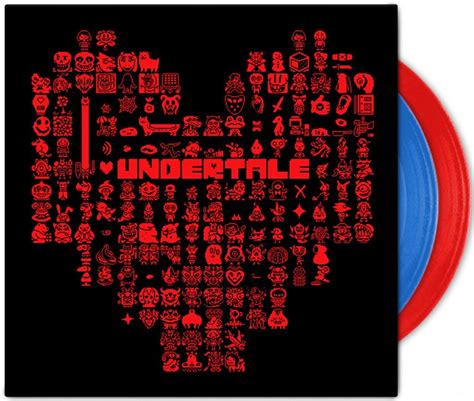 Undertale Soundtrack Limited Edition Red And Blue Colored Vinyl