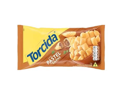 Kit 20 Salgadinho Torcida Pastel De Carne 60g Lucky Mania Pingo De Mel