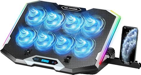 Buy Ice Coorel Gaming Laptop Cooling Pad With Cooling Fans Rgb