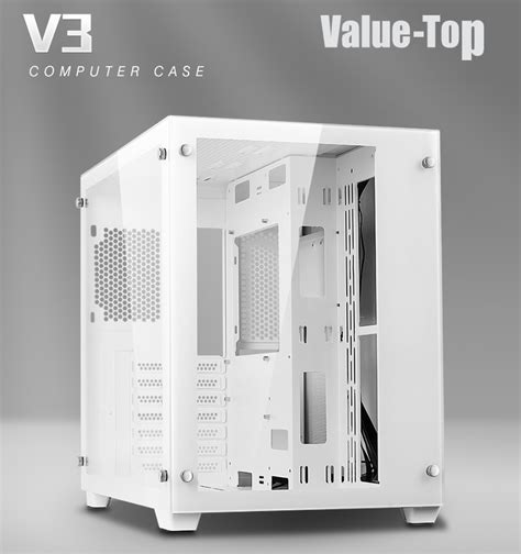 Buy Value Top Vt V3w Atx Full White Gaming Casing In Bangladesh 2023