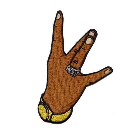 West Side Gang Sign Patch Hand Sign Rapper Embroidered Iron On