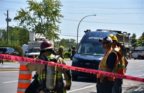 Importante fuite de gaz sur la rue Cormier à Drummondville Vingt55