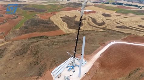 The Astonishing Installation of the World's Largest Wind Turbine Farm