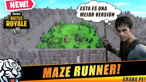 Maze Runner En Fortnite Modo Creativo Minijuegos En Fortnite Youtube