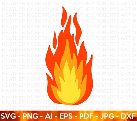 Fire Svg Flame Svg Fire Flame Svg Flame Layered Svg Flame Etsy