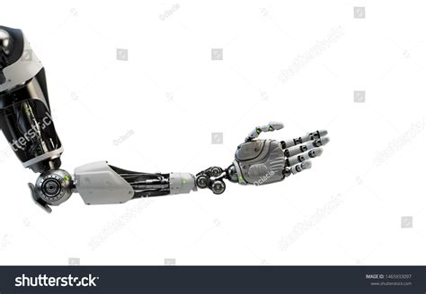 Prosthetic Robotic Arm 3d Rendering Stock Illustration 1465933097 ...