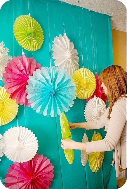 Abanicos de Papel para Decoración