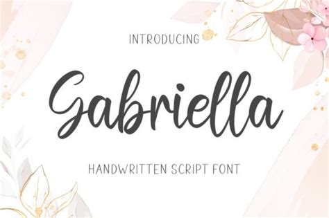 Gabriella Script Font