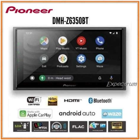 Jual Pioneer Head Unit DMH Z6350BT Double Din DMHZ6350BT DMH Z6350 BT