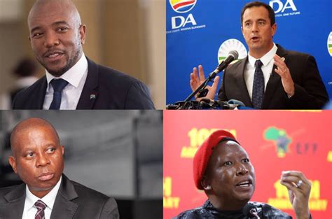 Which of these politicians do you trust with the future of SA?