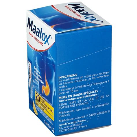 Maalox Maux D Estomac Pc S Redcare Pharmacie