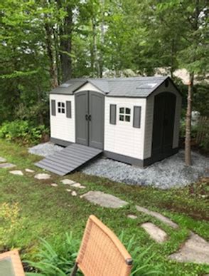 Lifetime X Dual Entry Plastic Storage Shed