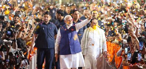 Pm Modi Addresses Party Karyakartas At Bjp Hq After Nda Win In 2024 Lok