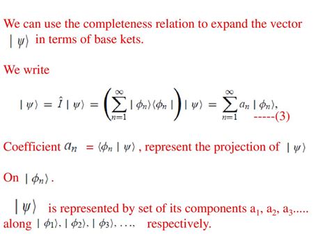 Linear Vector Space And Matrix Mechanics Ppt Download